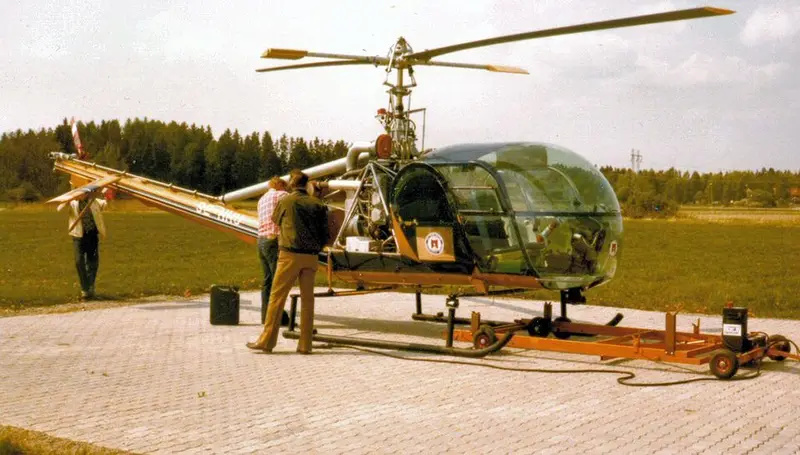 Hiller UH-12, example photo from Wikimedia Commons