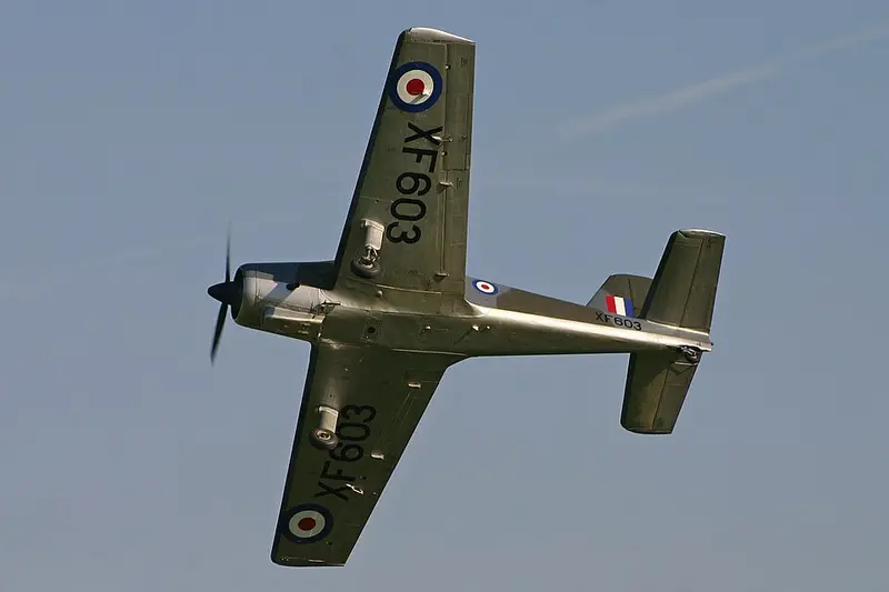 Hunting P-56 Provost, example photo from Wikimedia Commons