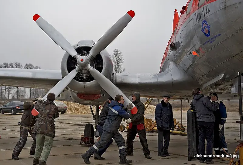 Ilyushin Il-14, example photo from Wikimedia Commons
