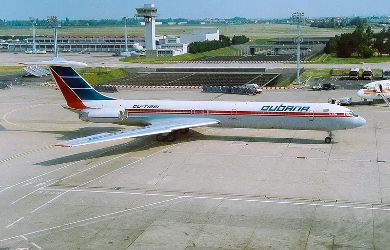 Ilyushin Il-62, example photo from Wikimedia Commons
