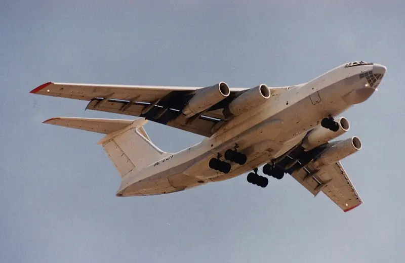 Ilyushin Il-76, example photo from Wikimedia Commons