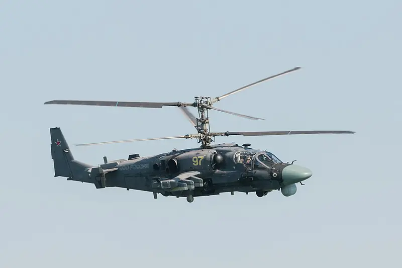 Kamov Ka-52 Alligator, Beispielfoto von Wikimedia Commons