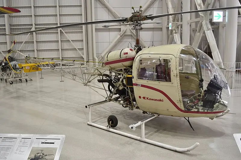 Kawasaki KH-4, Beispielfoto von Wikimedia Commons
