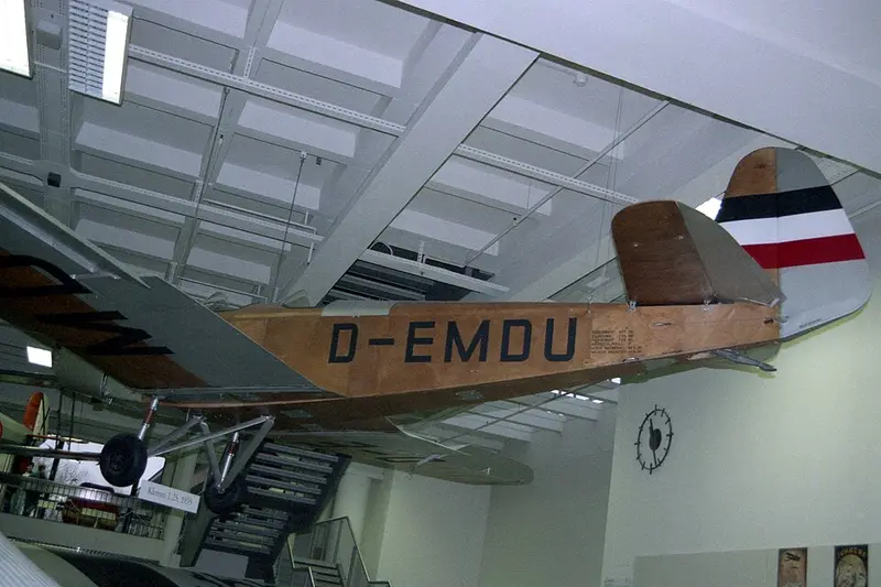 Klemm L-25, example photo from Wikimedia Commons