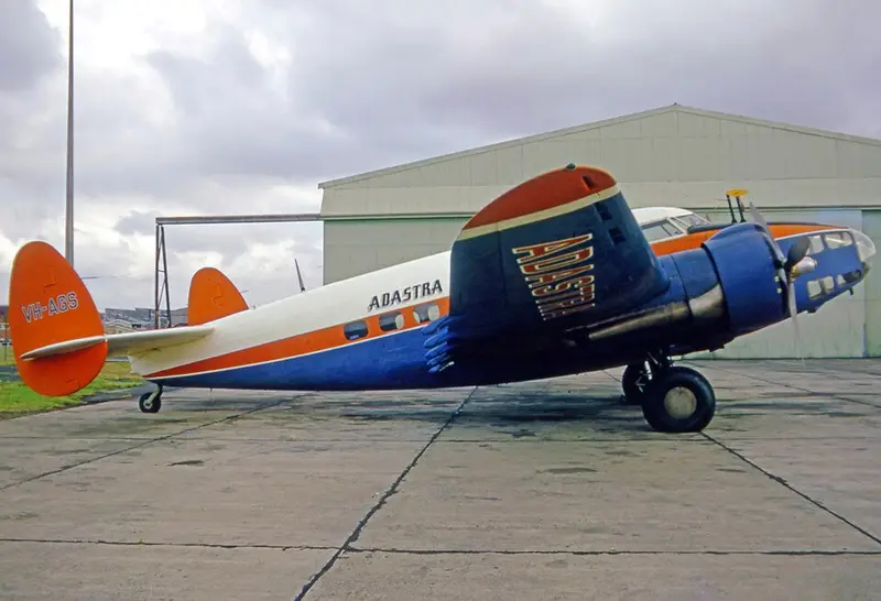 Lockheed L-14 Hudson, example photo from Wikimedia Commons