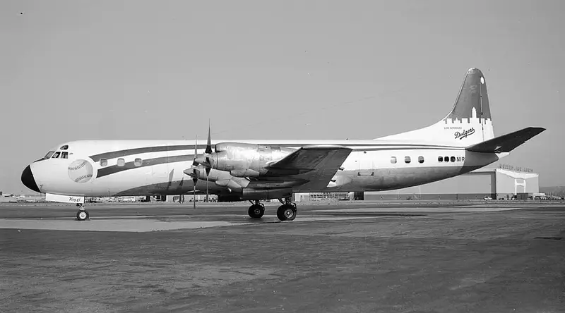 Lockheed L-188 Electra, example photo from Wikimedia Commons