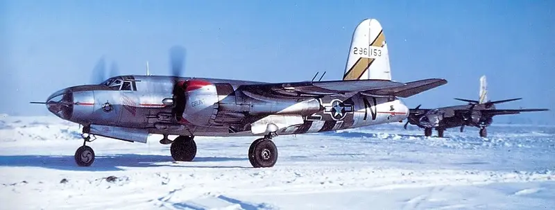 Martin 179 Marauder, example photo from Wikimedia Commons