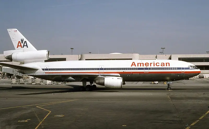 Mcdonnell Douglas DC-10, example photo from Wikimedia Commons