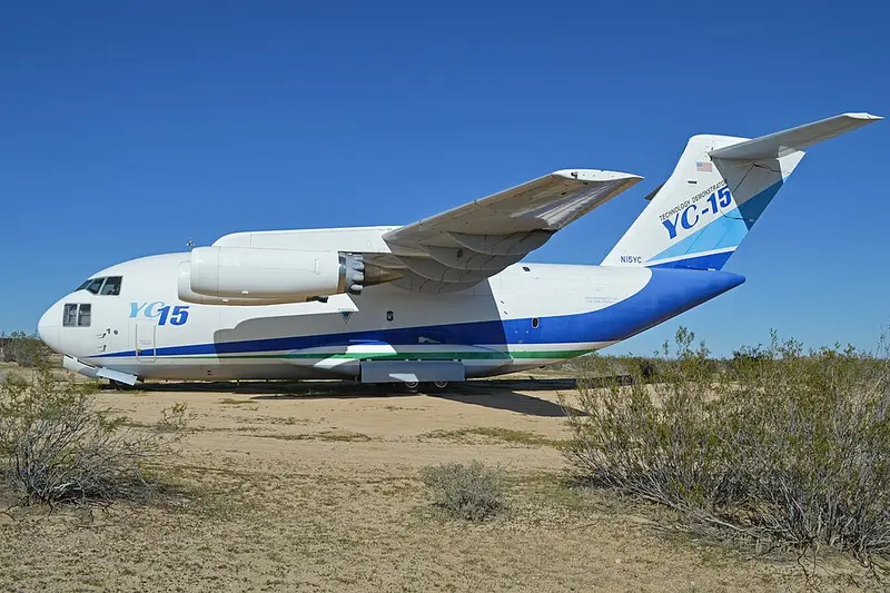 Mcdonnell Douglas YC-15, Beispielfoto von Wikimedia Commons
