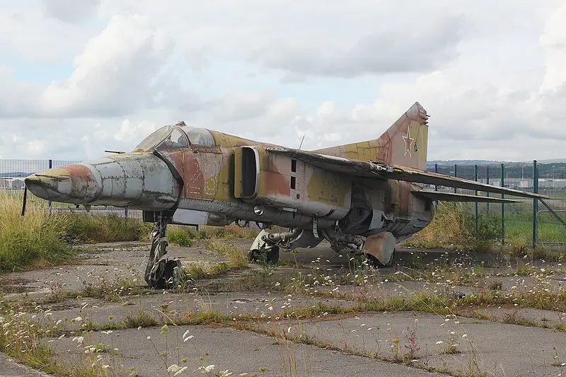 Mikoyan MiG-23, Beispielfoto von Wikimedia Commons