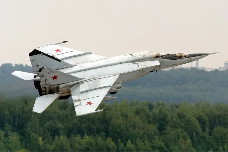 Mikoyan MiG-25, Beispielfoto von Wikimedia Commons