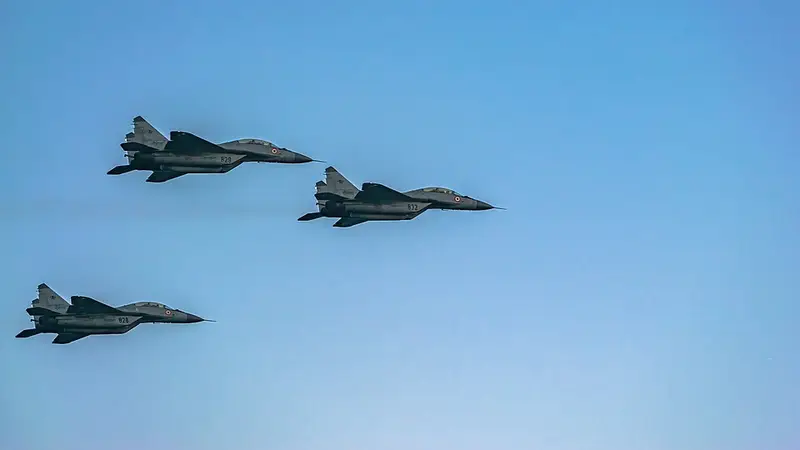 Mikoyan MiG-29, example photo from Wikimedia Commons