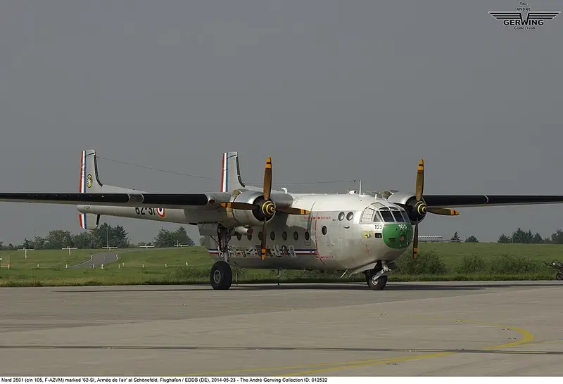 Nord 2501 Noratlas, example photo from Wikimedia Commons