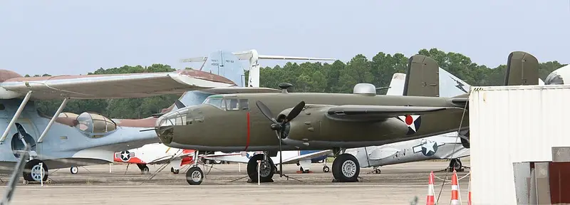 North American PBJ Mitchell, example photo from Wikimedia Commons