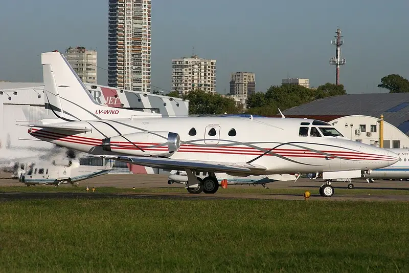 North American Rockwell Sabre 40, example photo from Wikimedia Commons