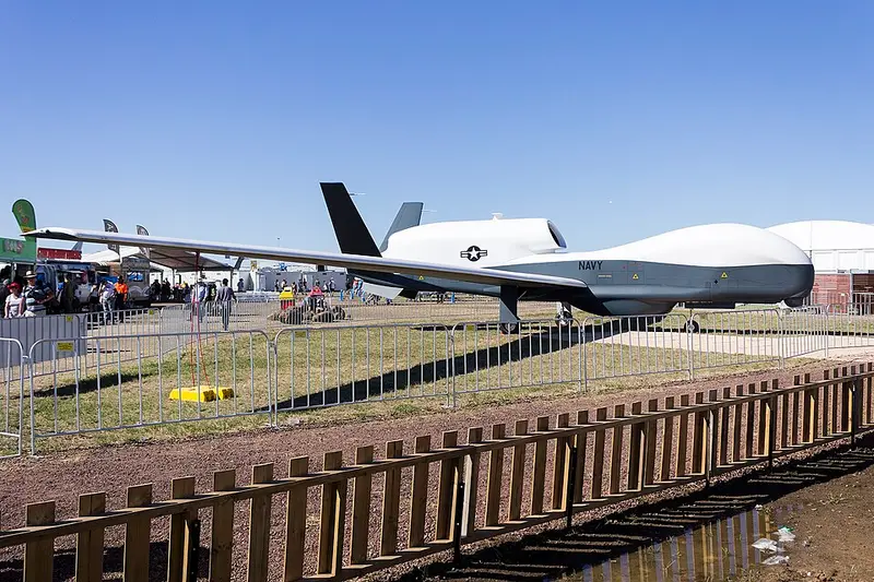 Northrop Grumman MQ-4 Triton, example photo from Wikimedia Commons