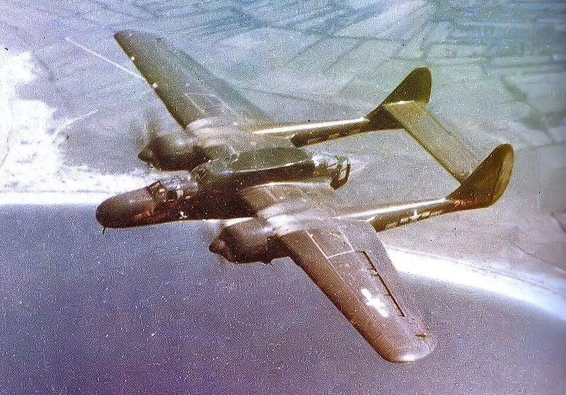 Northrop P-61 Black Widow, Beispielfoto von Wikimedia Commons
