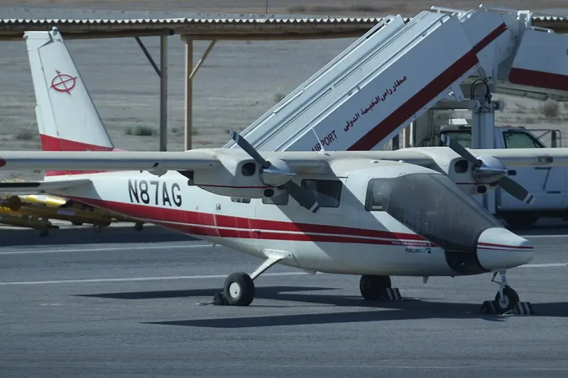 Partenavia P-68, example photo from Wikimedia Commons