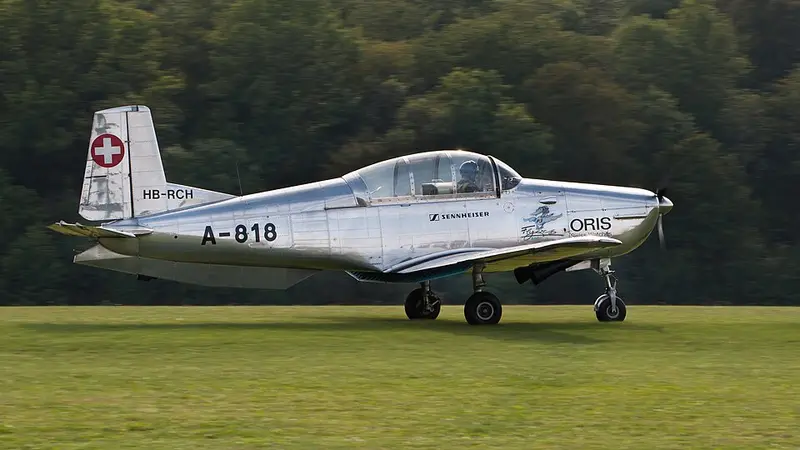 Pilatus P-3, example photo from Wikimedia Commons