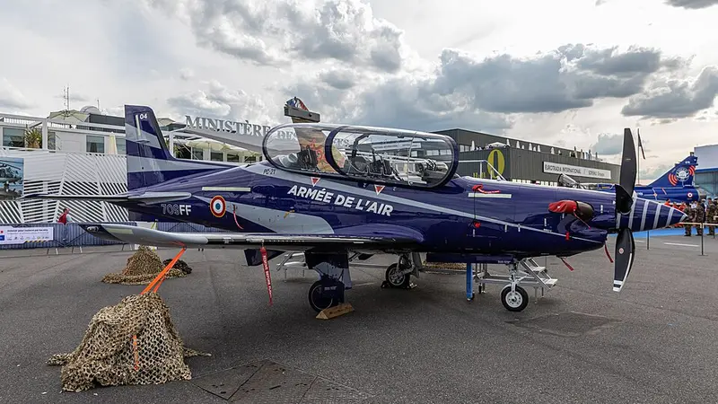 Pilatus PC-21, example photo from Wikimedia Commons