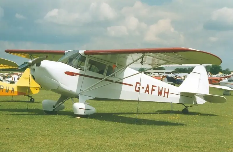 Piper J-4 Cub Coupe, example photo from Wikimedia Commons