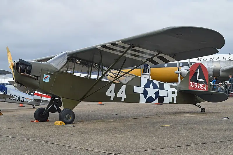 Piper NE Cub, example photo from Wikimedia Commons