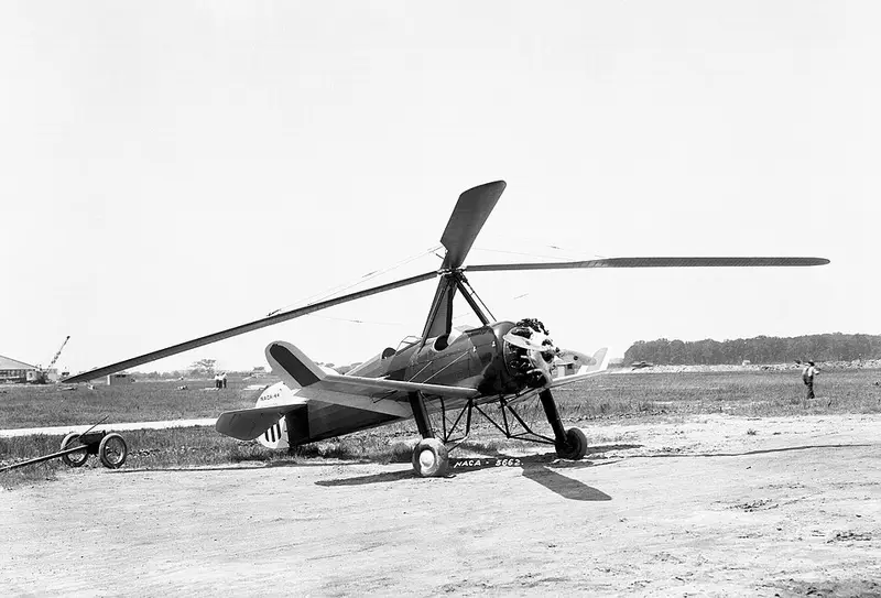 Pitcairn-Cierva PCA-2, example photo from Wikimedia Commons