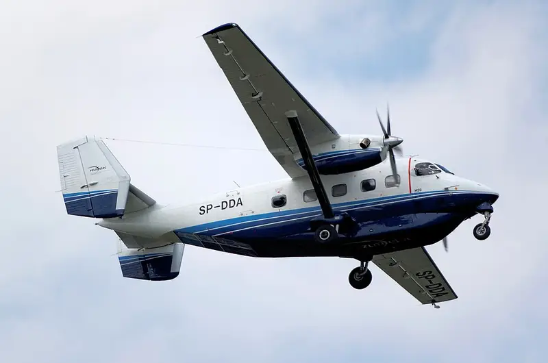 Pzl-Mielec M-28 Skytruck, example photo from Wikimedia Commons