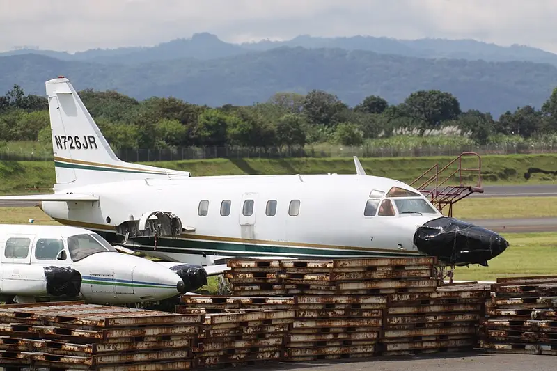 Rockwell Sabreliner 75, example photo from Wikimedia Commons