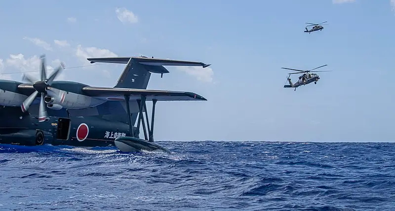 Shinmaywa US-2, Beispielfoto von Wikimedia Commons