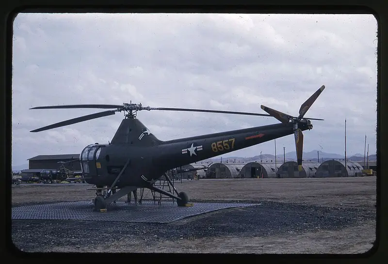 Sikorsky H-5, example photo from Wikimedia Commons
