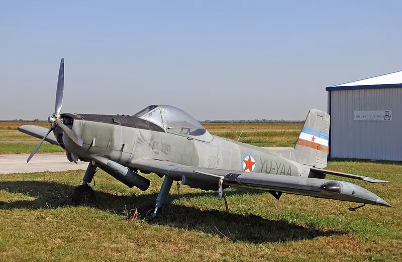Soko J-20 Kraguj, example photo from Wikimedia Commons