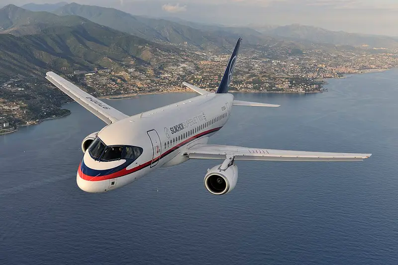 Sukhoi Superjet 100-95, Beispielfoto von Wikimedia Commons